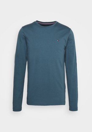 LOGO LONG SLEEVE TEE - T-shirt à manches longues - charcoal blue