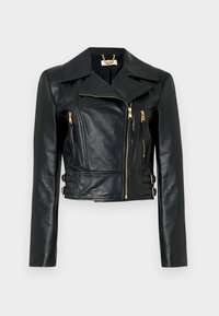 WOMEN'S JACKET - Δερμάτινο μπουφάν - nero
