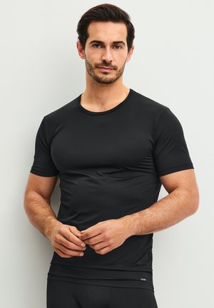 Calida, MICRO STRETCH KURZARM-SHIRT - Unterhemd/-shirt - schwarz