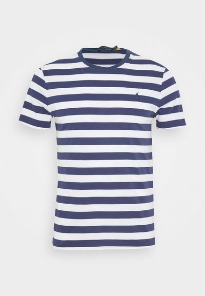 Polo Ralph Lauren SSCNCMSLM2-SHORT SLEEVE-T-SHIRT - T-shirt estampada - navy/white