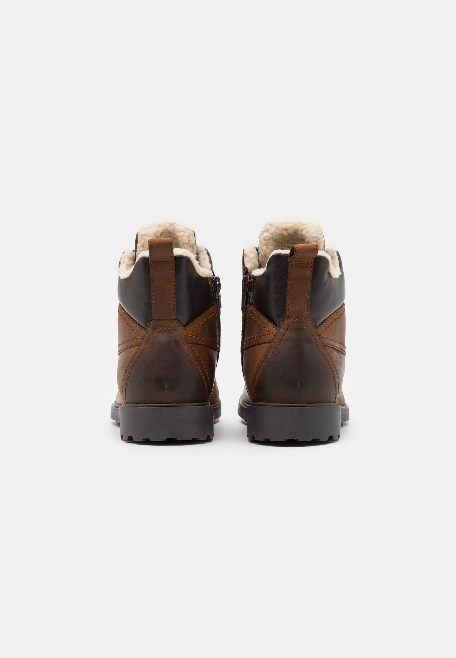 Geox RHADALF - Botines con cordones - browncotto/marrón oscuro - Zalando.es