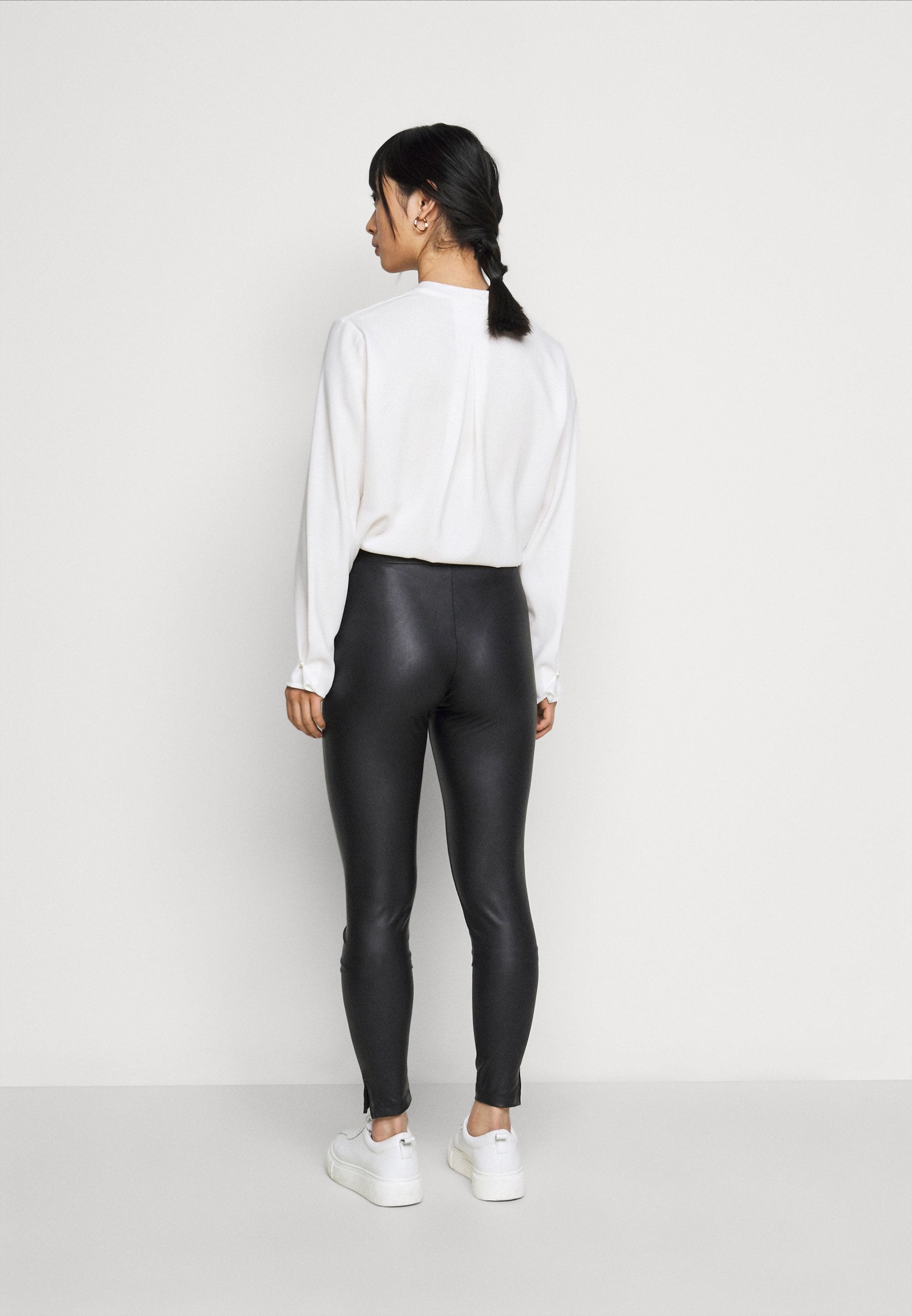 petite pu leggings