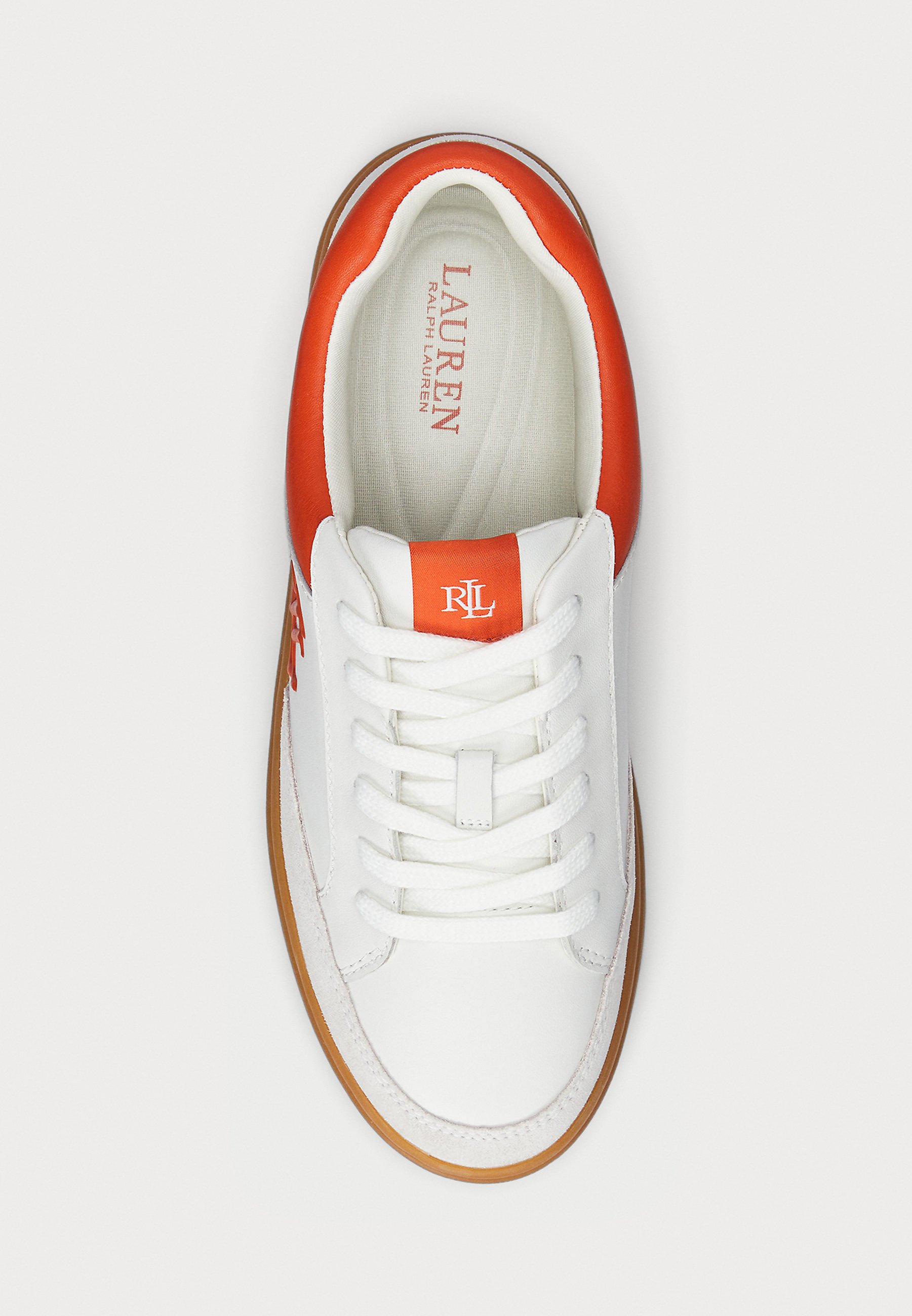 Lauren Ralph Lauren HAILEY VI LEATHER & SUEDE SNEAKER - Trainers
