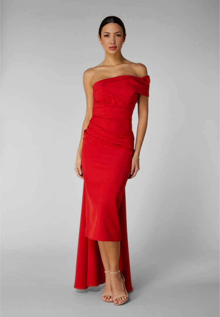 Jarlo Cocktailjurk rood Jarlo Cocktailjurk rood