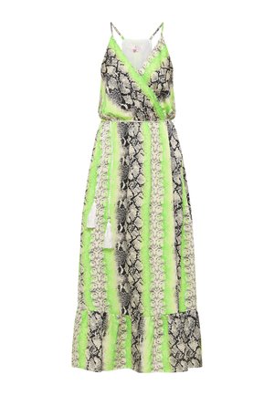 IZIA, IZIA MAXIKLEID MIT SCHLANGENPRINT - Maksimekko - grün mehrfarbig