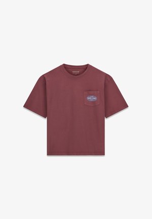 Guess, BOXY T-SHIRT - Tričko s potlačou - rot