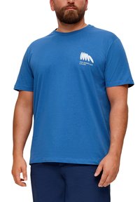 s.Oliver MIT FRONT - T-shirt imprimé - royalblau