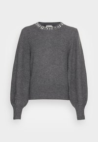 ONLY Tall Stickad tröja - mottled grey