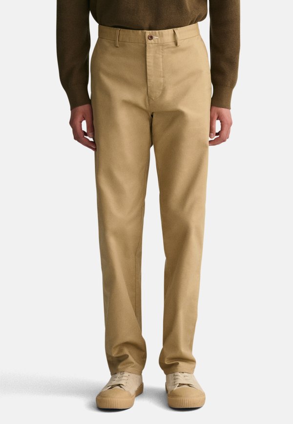 REGULAR FIT - Chino - dark khaki