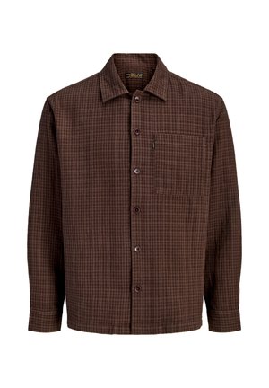 Jack & Jones, JACK & JONES HEMD BLUCALEB LANGARMHEMD - Chemise - dunkelbraun