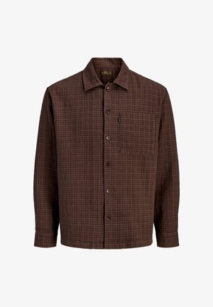 Jack & Jones, JACK & JONES HEMD BLUCALEB LANGARMHEMD - Chemise - dunkelbraun