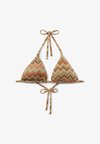 LUXURY CHEVRON TRIANGLE - Bikinitop - multicolor