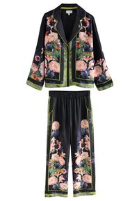 REGULAR FIT - FLORAL BUTTON THROUGH SET - Set lenjerie de noapte - black koi floral