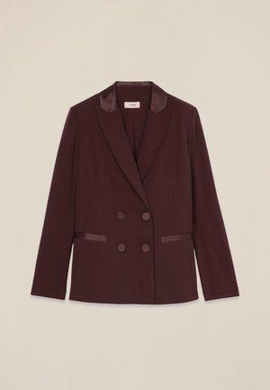 Oltre DOPPIOPETTO CON BOTTONI - Blazer - bordeaux