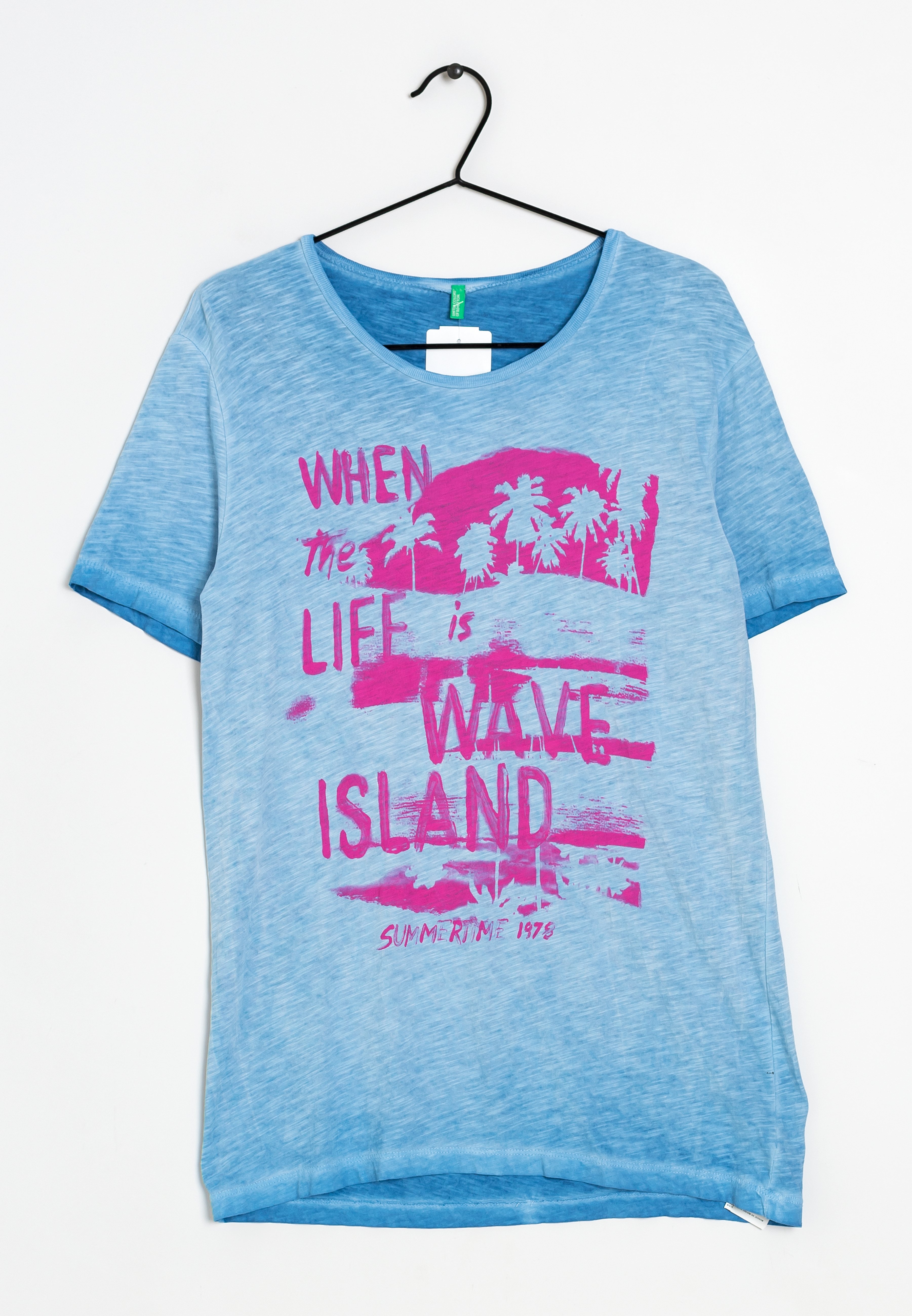 Benetton T-shirt con stampa - blue/blu - Zalando.it