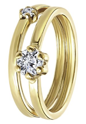 MET ZIRKONIA - Ring - gold