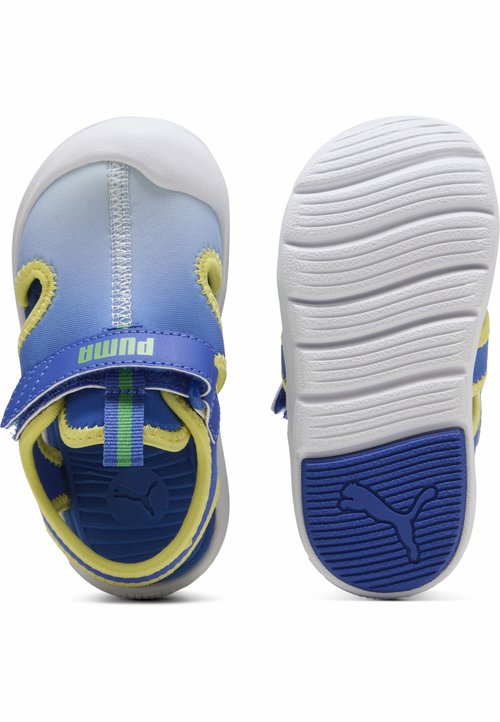 PUMA FUN RACER SANDAL COME ON SANDALEN UNISEX - Walking sandals - royal sapphire-green fruit-lemon meringue — foto 3