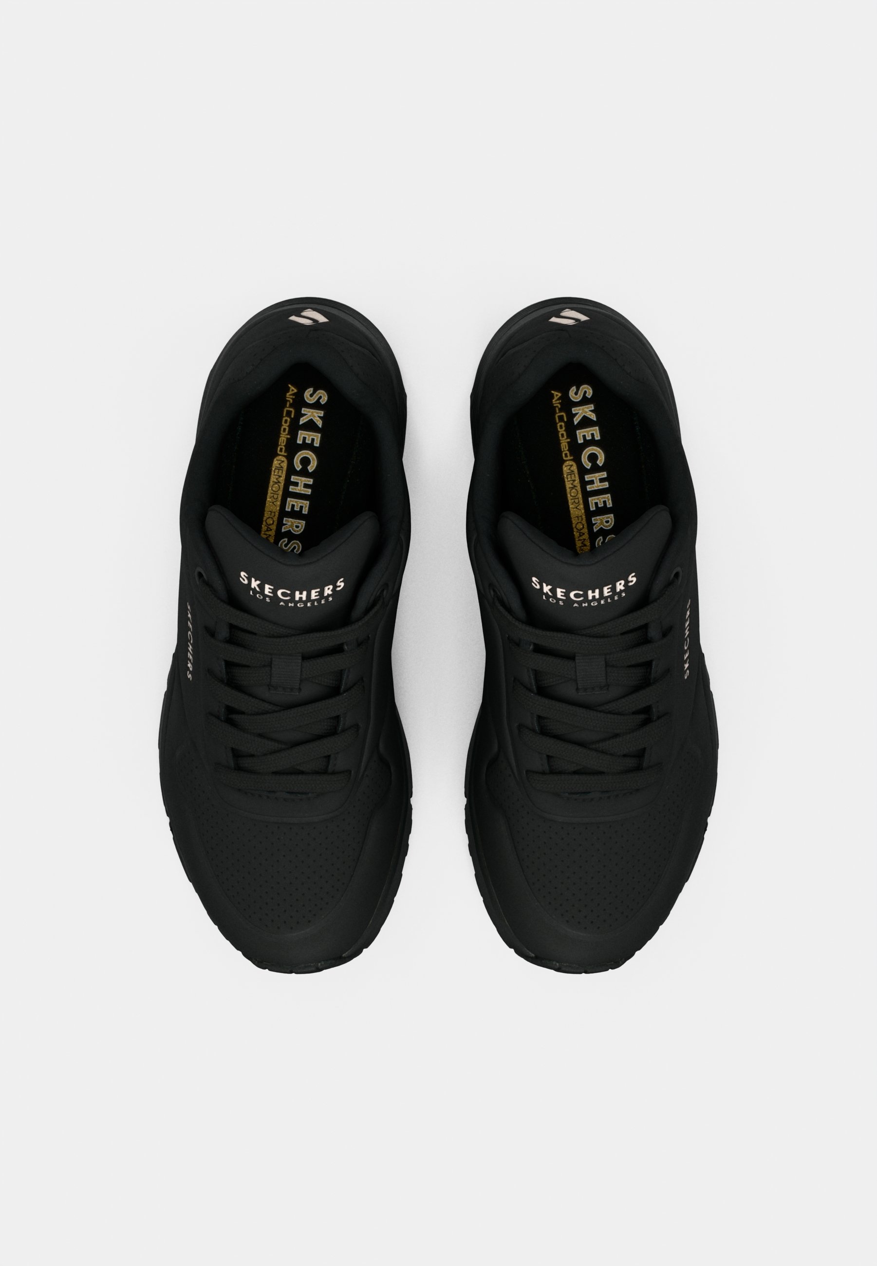skechers uno black sports direct