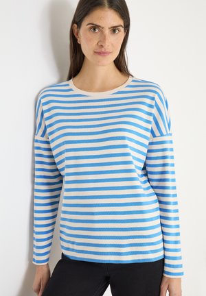 GESTREIFTES  - Langarmshirt - blau