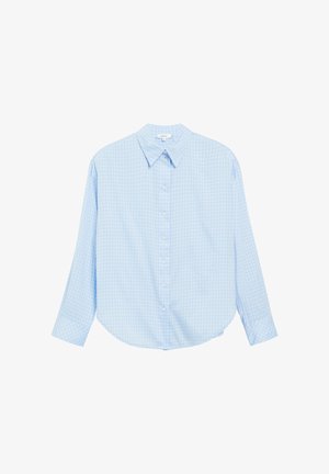 s.Oliver, BLUSE - Overhemdblouse - hellblau
