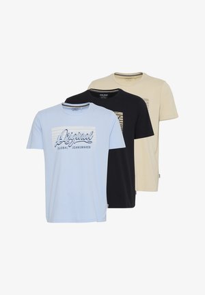 BHTEE 3 PACK - Nyomott mintás póló - cashmereblackoyester