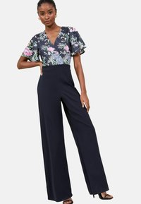 REGULAR FIT - SHORT SLEEVE 2-IN-1 - Kombinezonas - navy floral