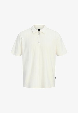 Jack & Jones PREMIUM, POLO NECK POLO NECK - Poloshirt - cloud dancer
