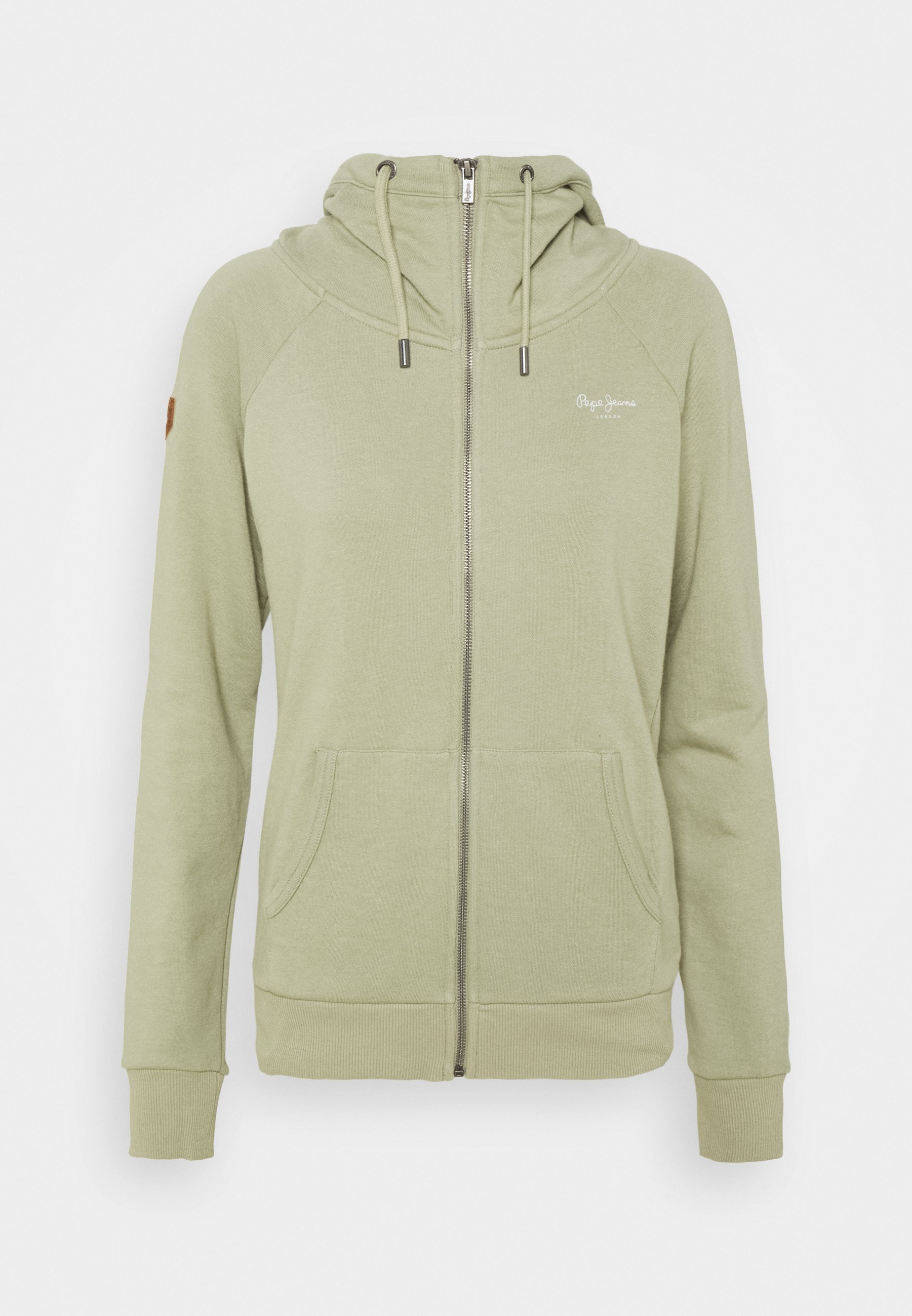 Pepe Jeans ANETTE - Zip-up sweatshirt - palm green/olive - Zalando.ie