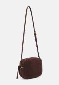 Zign LEATHER - Torba čez telo - dark brown