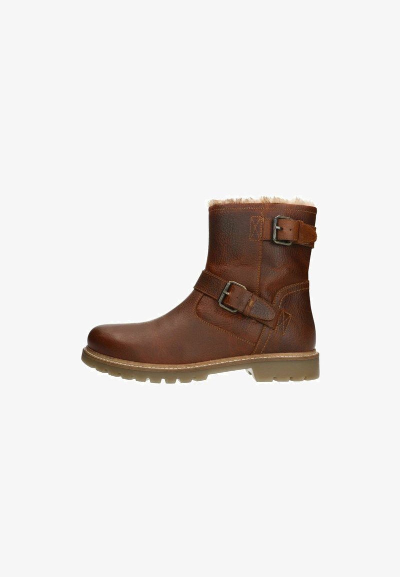 Manfield Bottines - cognac