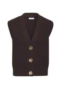 Waistcoat - dunkelbraun