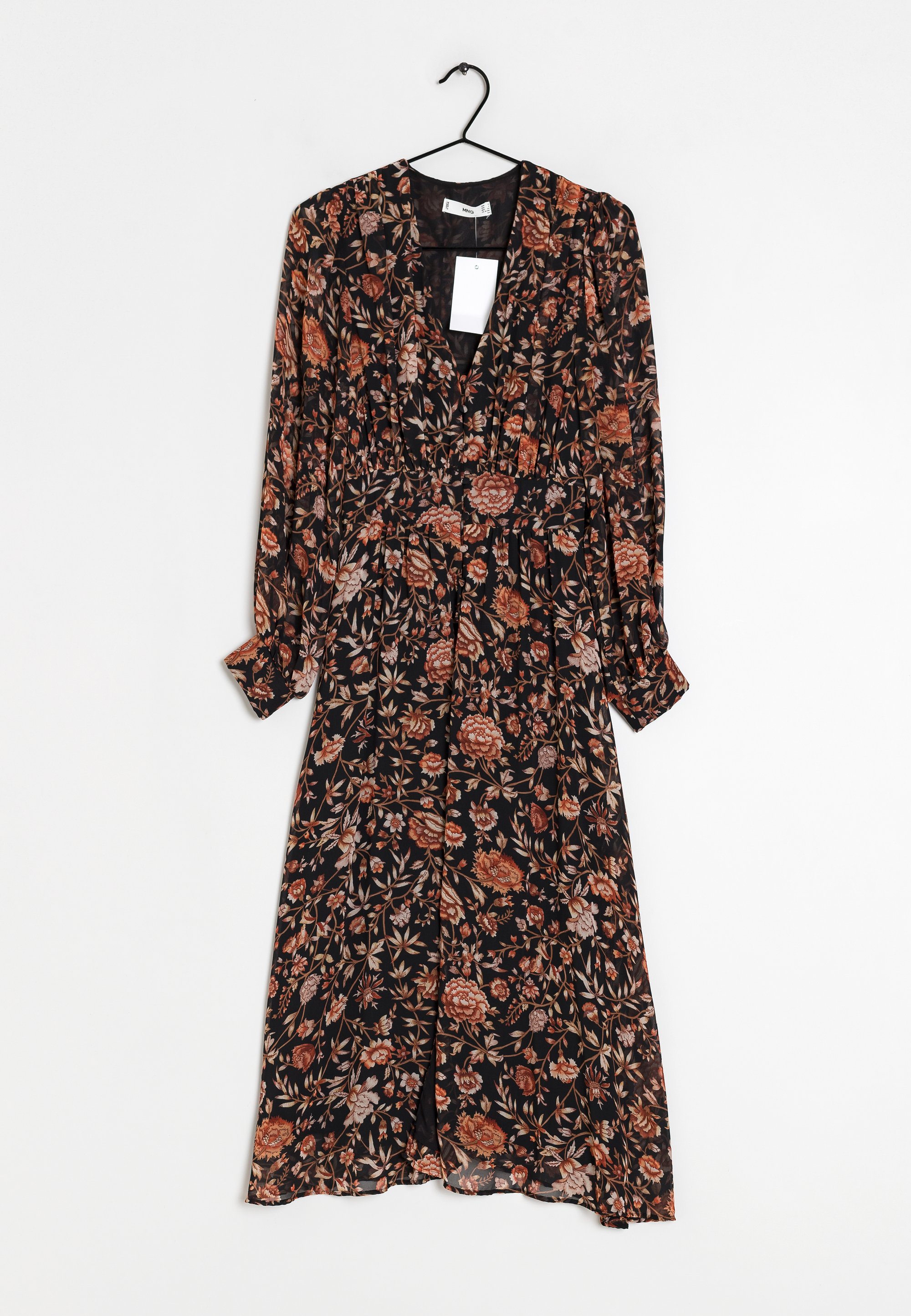 Mango Robe longue multi-colored/multicolore (Seconde main