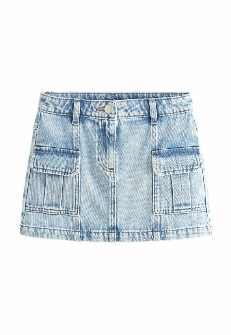 Next - STANDARD - Falda acampanada - denim lightwash, Ampliar