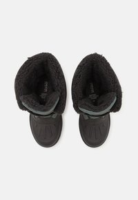 Geox BUNSHEE PG BOY ABX - Zimní obuv - dark green/black