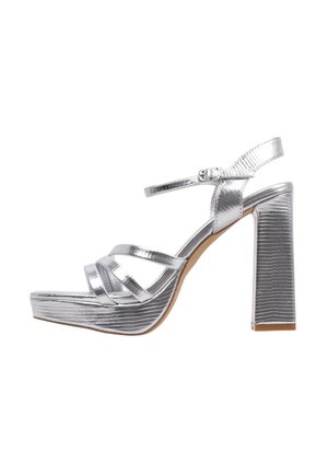 Sandales à talons hauts - silver