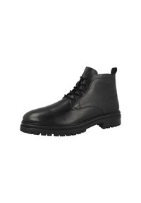 s.Oliver Botines con cordones - black