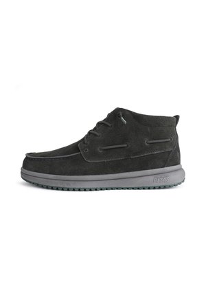 TIMOR SUEDE - Boat shoes - mottled black