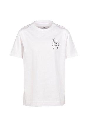 Mister Tee MISTER TEE KINDER KIDS EASY SIGN TEE UNISEX - T-shirt print - white