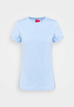 THE PLAIN TEE - Jednoduché triko - light pastel blue