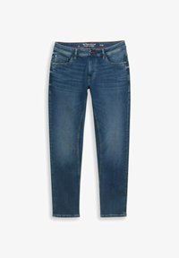 Valgt, used dark stone blue denim