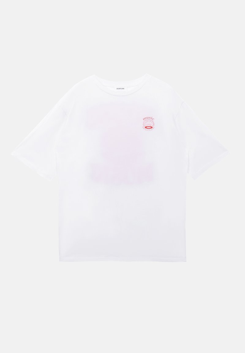 YOURTURN T-shirt print crème YOURTURN T-shirt print crème