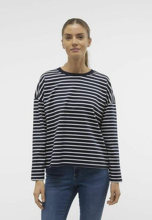 Vero Moda VMABBY - T-shirt à manches longues - navy blazer