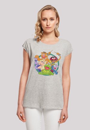 DISNEY DIE MUPPETS GROUP CIRCLE - Print T-shirt - heather grey