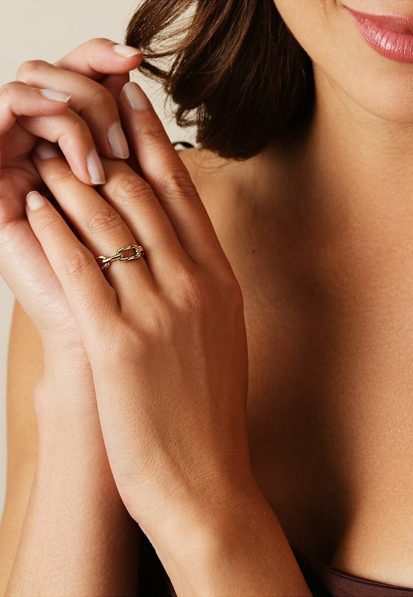 Ring - gelbgoldfarben