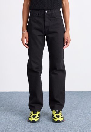 Carhartt WIP NOXON SMITH - Traperice ravnih nogavica - black rinsed