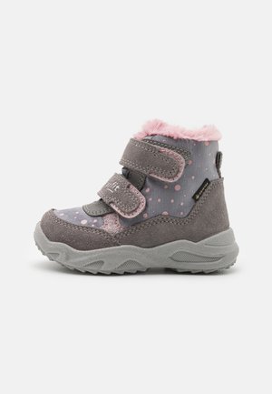 Superfit GLACIER - Botas para la nieve - grau/rosa