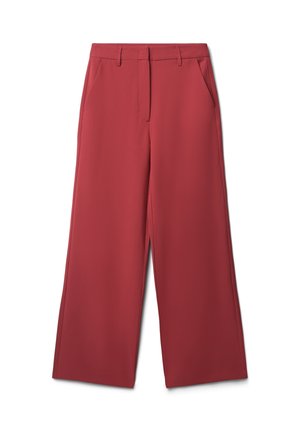Calliope PALAZZO - Trousers - rosso scuro