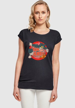 ABSOLUTE CULT TOM AND JERRY - CLASSIC CATCH - T-shirts med print - navy