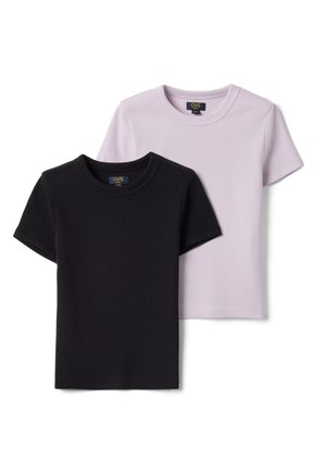 OVS, 2-PACK  - T-shirt basic - black pink