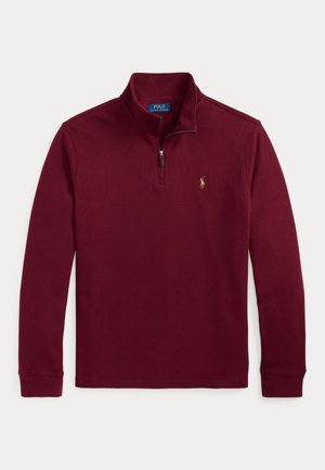 Polo Ralph Lauren, ESTATE QUARTER-ZIP PULLOVER - Collegepaita - classic wine